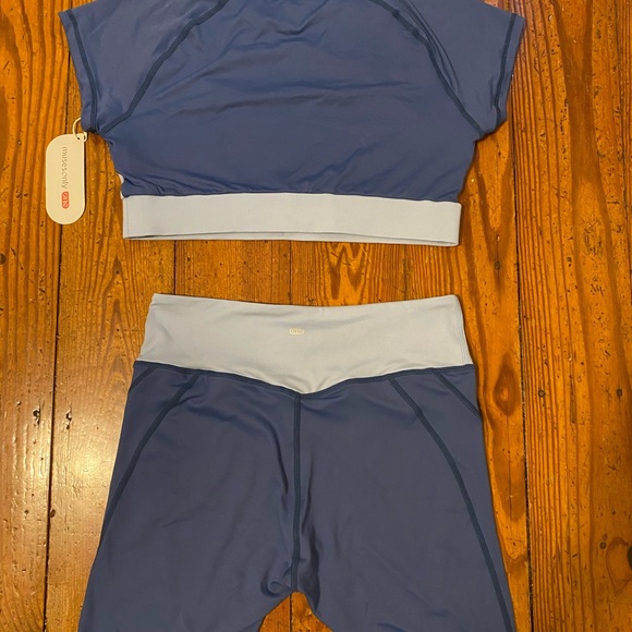 museonly one blue biker short set - Picture 2 of 6